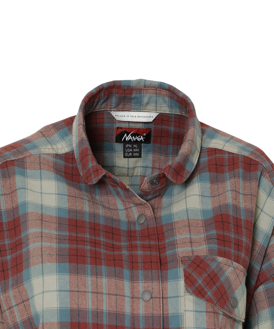 フェード タータンチェック キャンプシャツ(ウィメンズ)