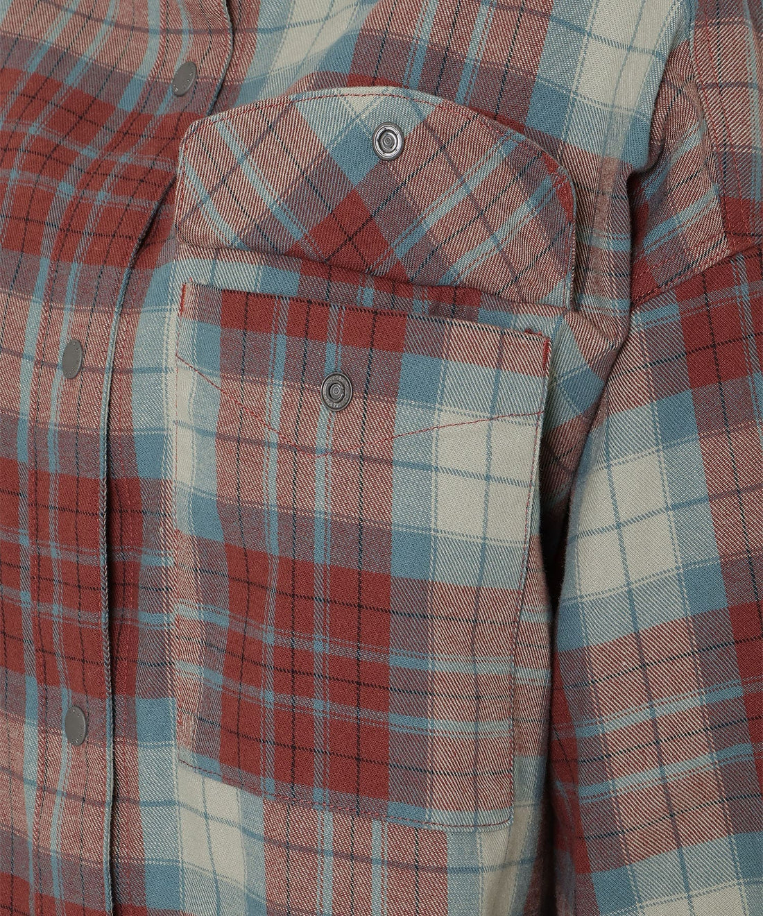 フェード タータンチェック キャンプシャツ(ウィメンズ)