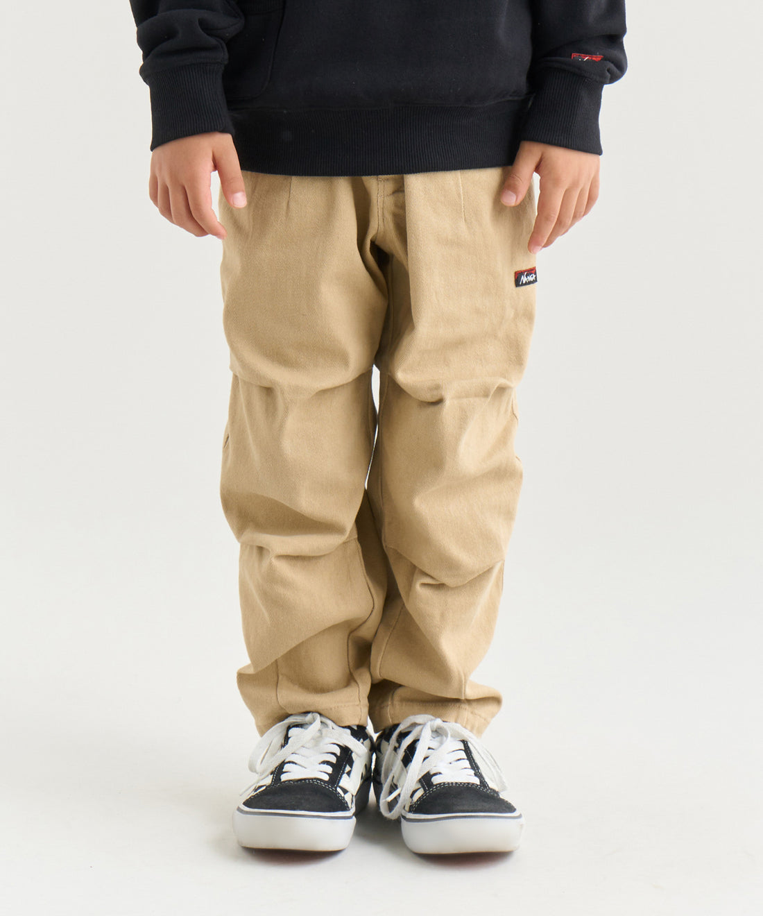キッズ チノ テーパードイージーパンツ