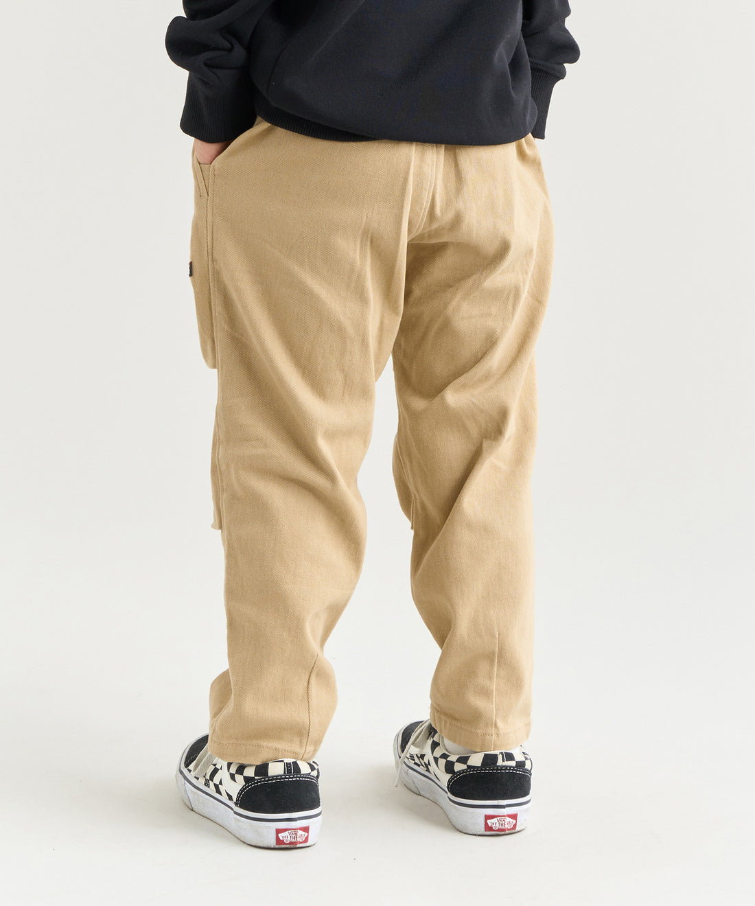 キッズ チノ テーパードイージーパンツ