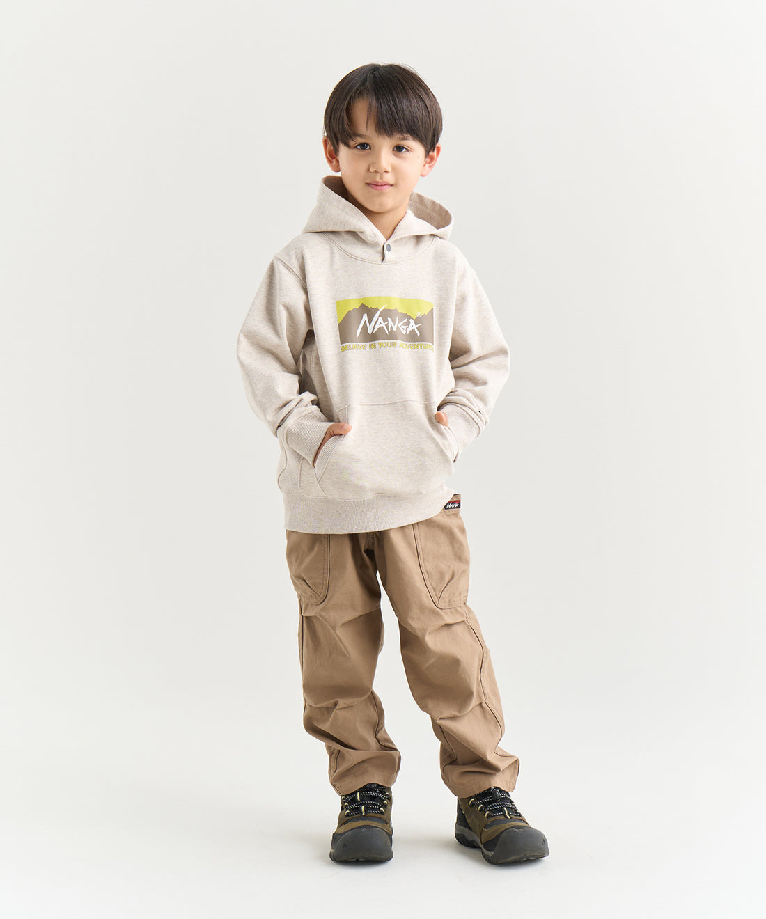 着用モデル:キッズ 116cm / 着用サイズ:120