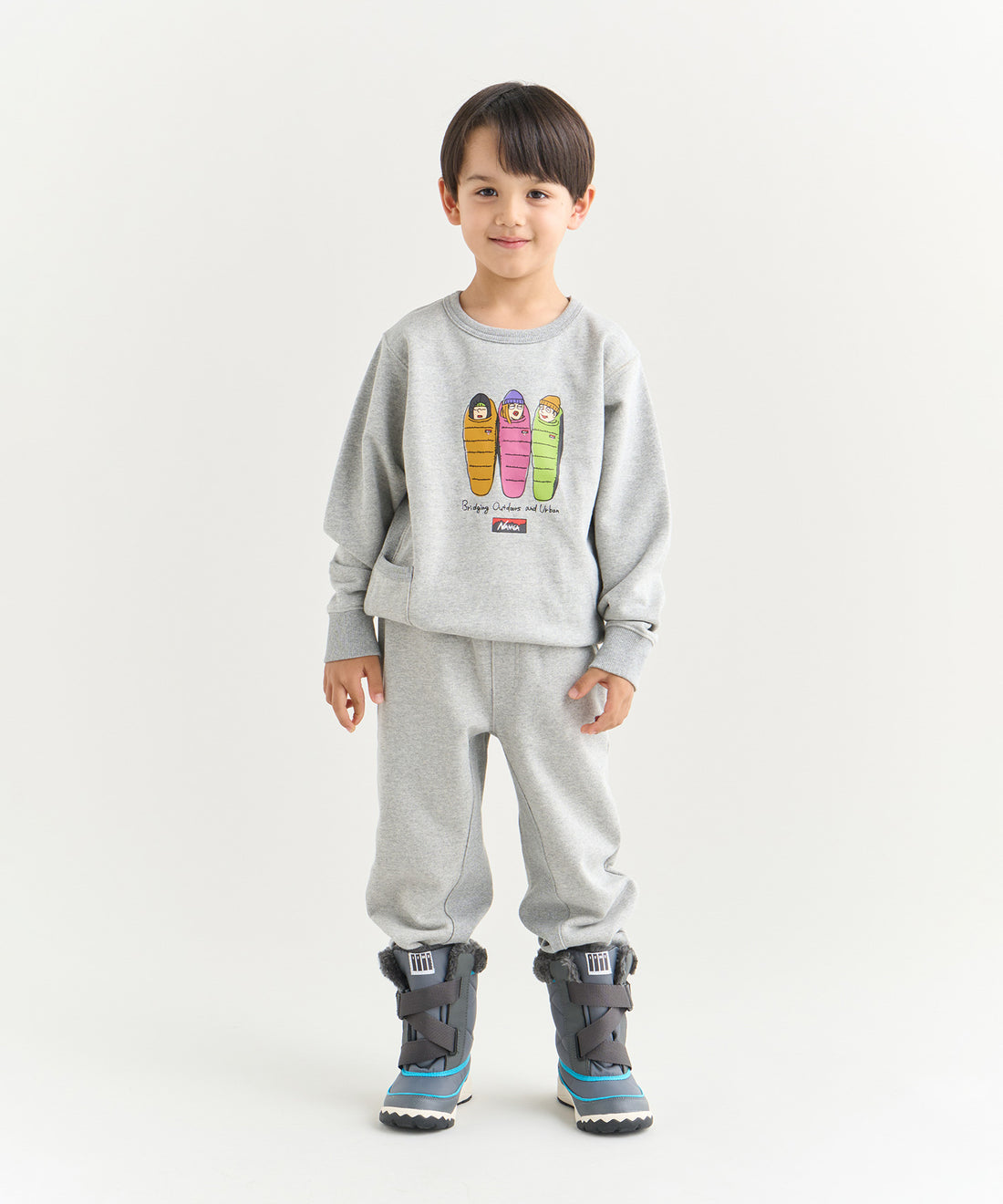着用モデル:キッズ 116cm / 着用サイズ:120