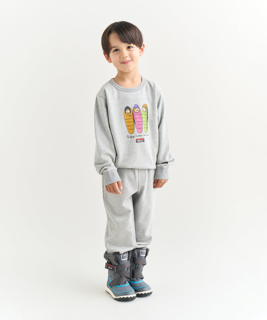 着用モデル:キッズ 116cm / 着用サイズ:120