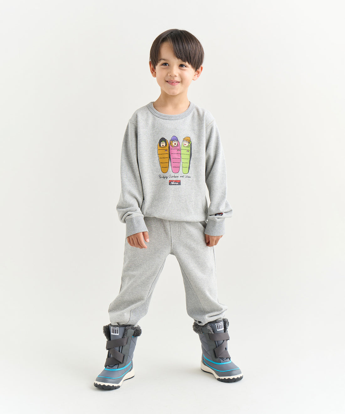 着用モデル:キッズ 116cm / 着用サイズ:120