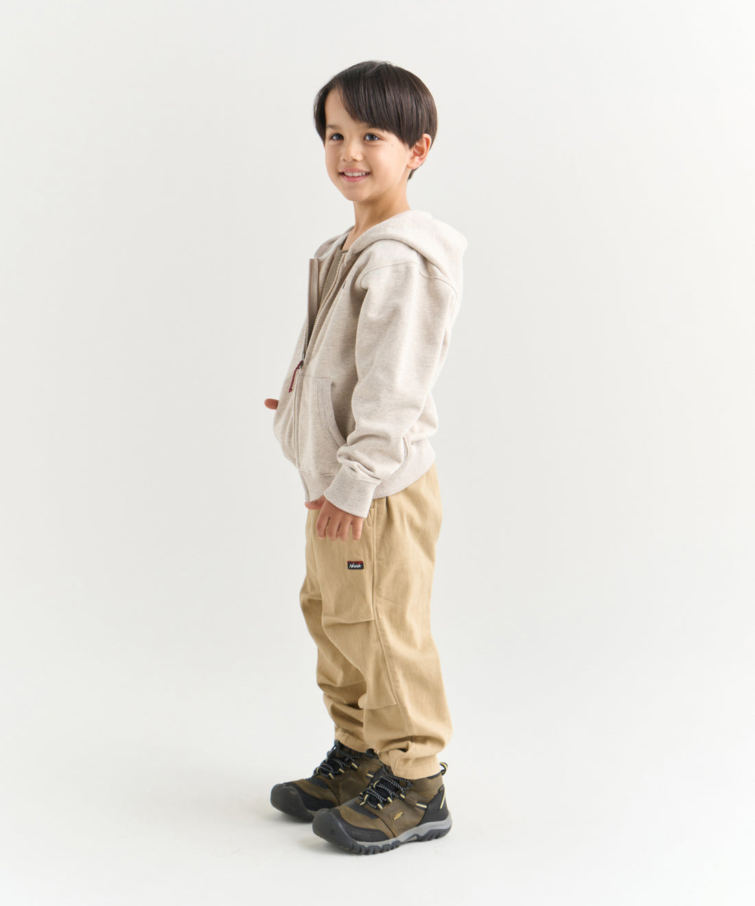 エコハイブリッド キッズ スウェット ジップパーカー