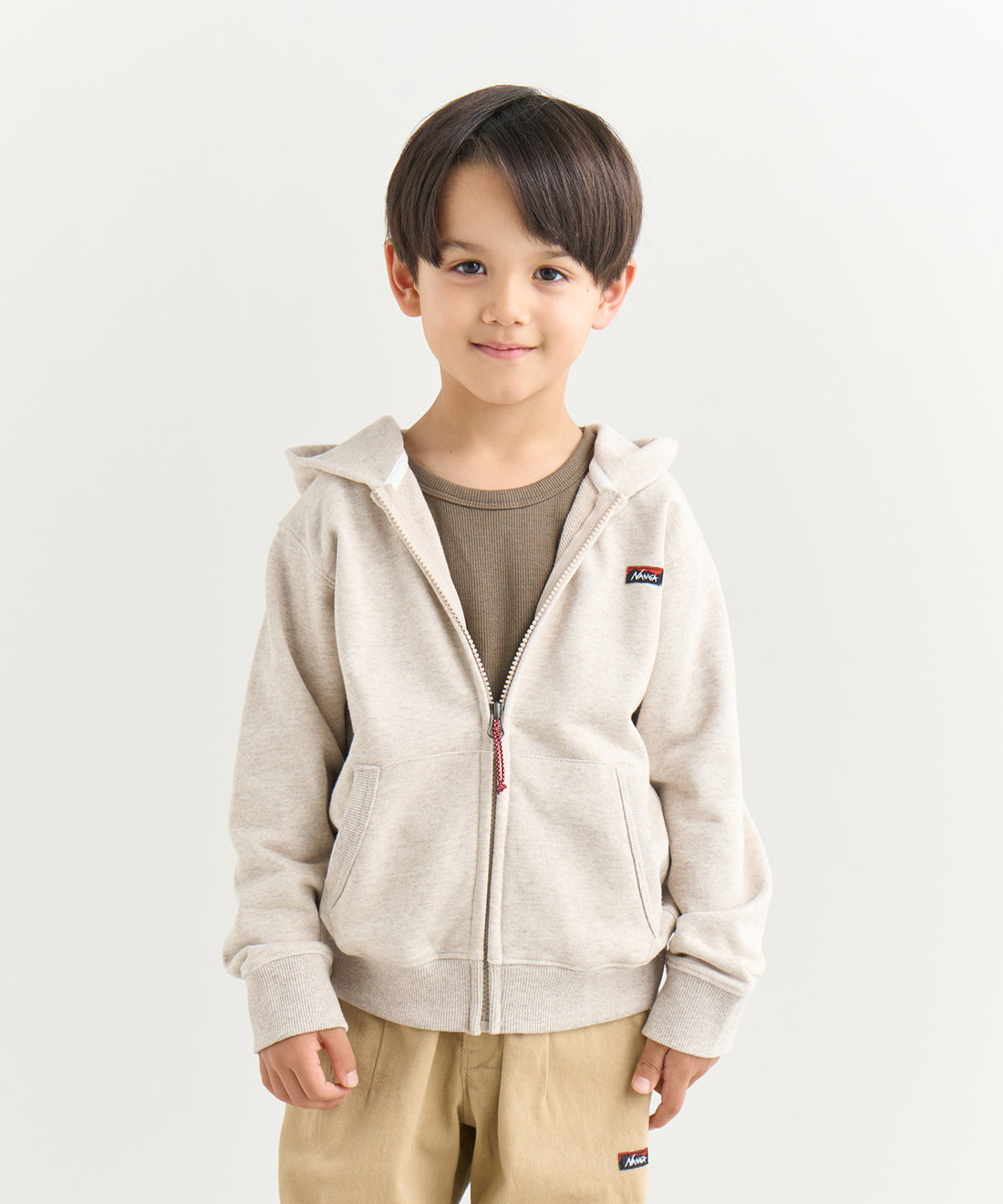 エコハイブリッド キッズ スウェット ジップパーカー