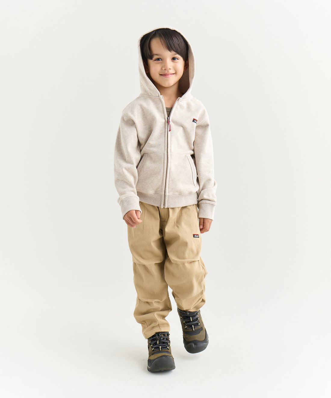 エコハイブリッド キッズ スウェット ジップパーカー