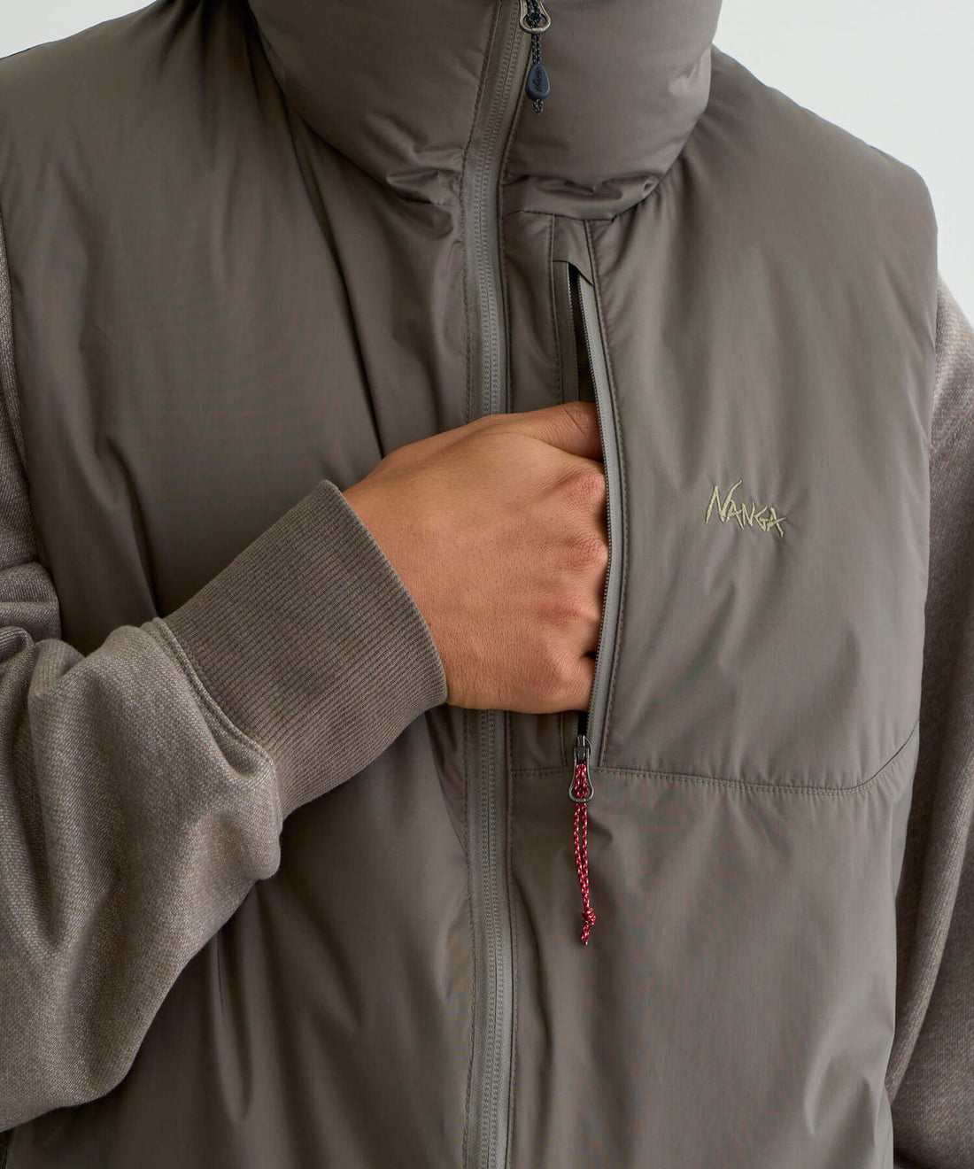 オーロラテックス スタンドカラーダウンベスト (メンズ)