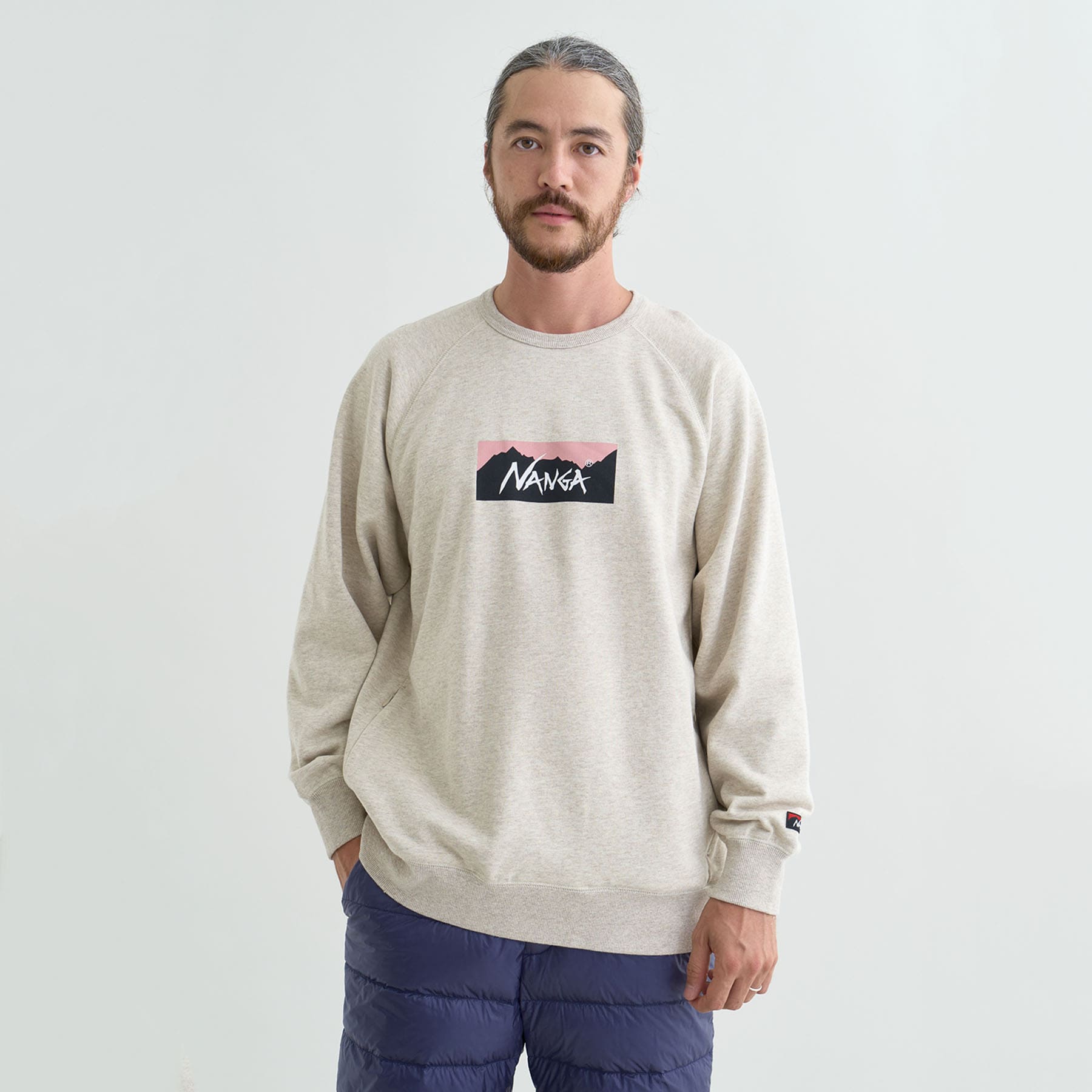 ECO HYBRID BOX LOGO SWEATSHIRT(UNISEX)