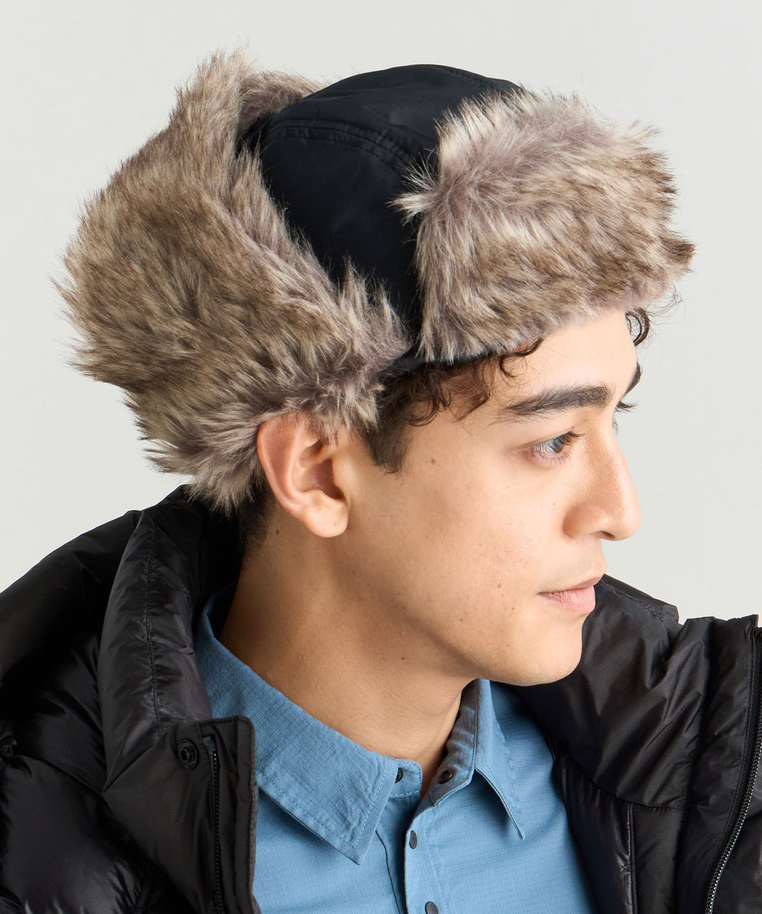 オーロラテックス ファー フライトキャップ