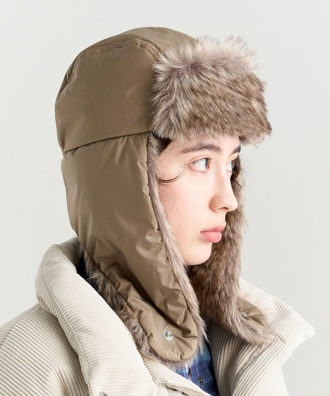 オーロラテックス ファー フライトキャップ