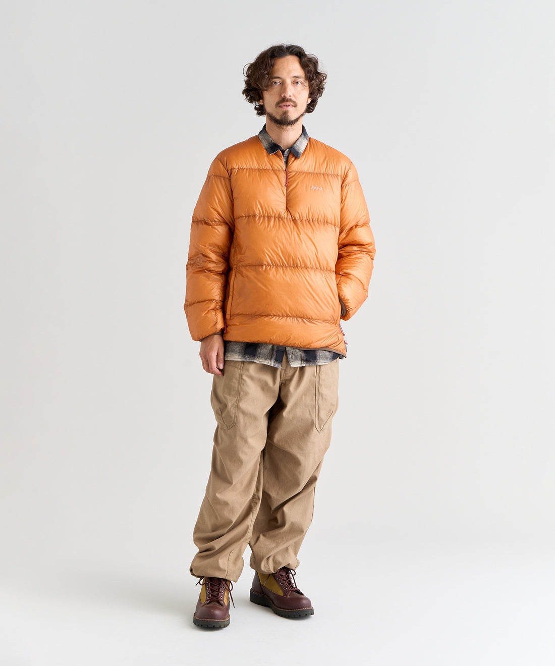 マウンテンロッジ ダウンクルーネックトップ