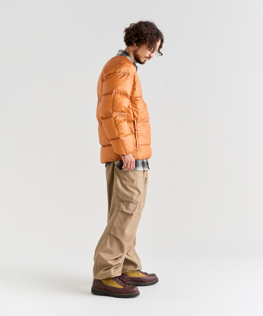 マウンテンロッジ ダウンクルーネックトップ