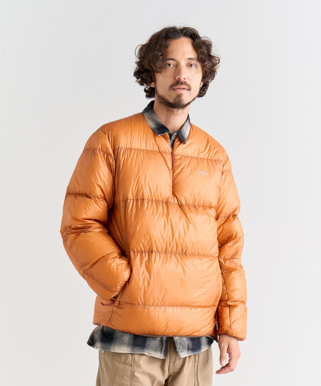 マウンテンロッジ ダウンクルーネックトップ