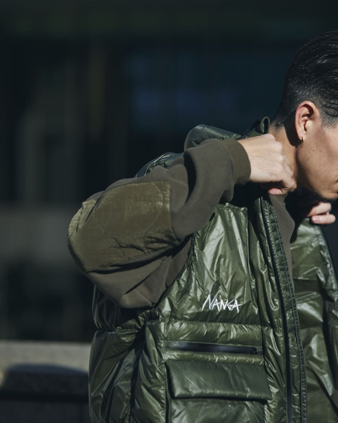 NANGA×LIBERAIDERS リップストップ ナイロン ダウンベスト