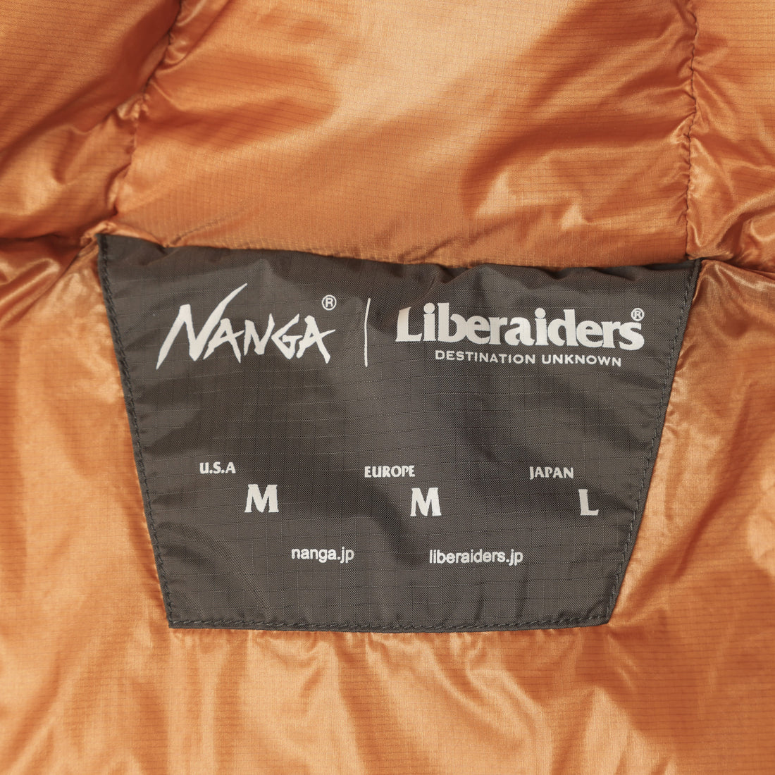 NANGA×LIBERAIDERS オーロラ タクティカル ダウンジャケット
