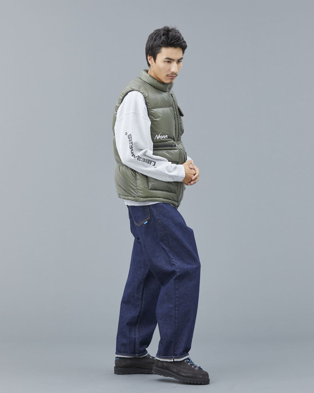 NANGA×LIBERAIDERS リップストップ ナイロン ダウンベスト