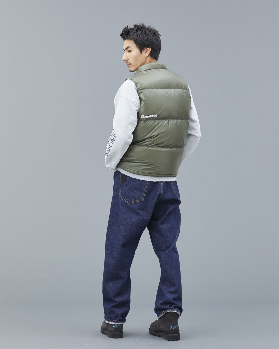 NANGA×LIBERAIDERS リップストップ ナイロン ダウンベスト