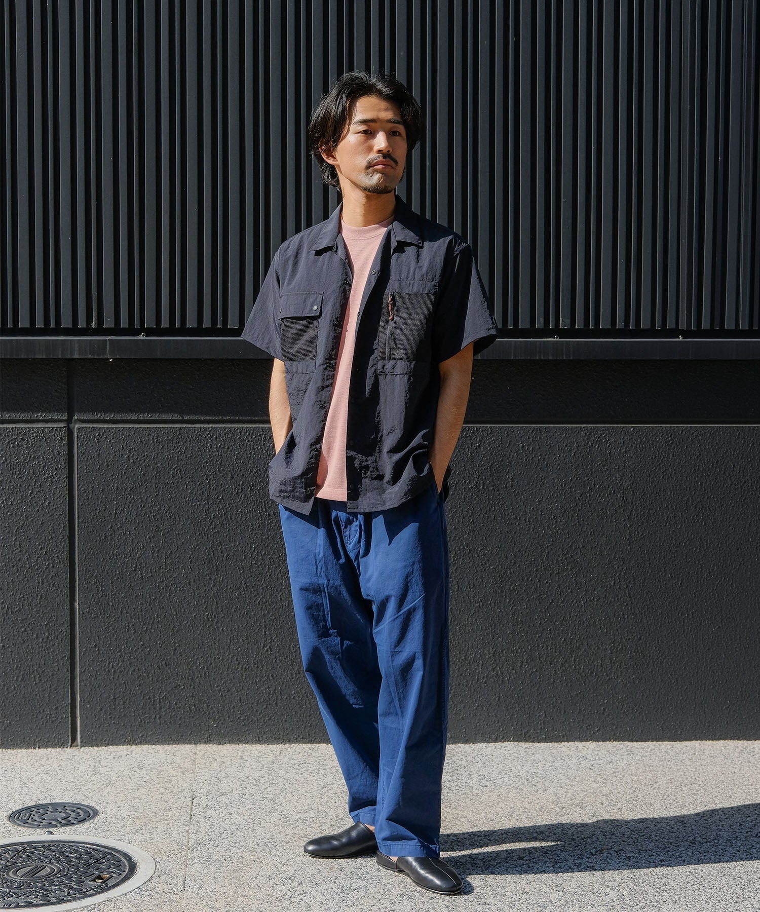 ナンガショップ限定】ナイロンタッサー オープンカラーシャツ – NANGA