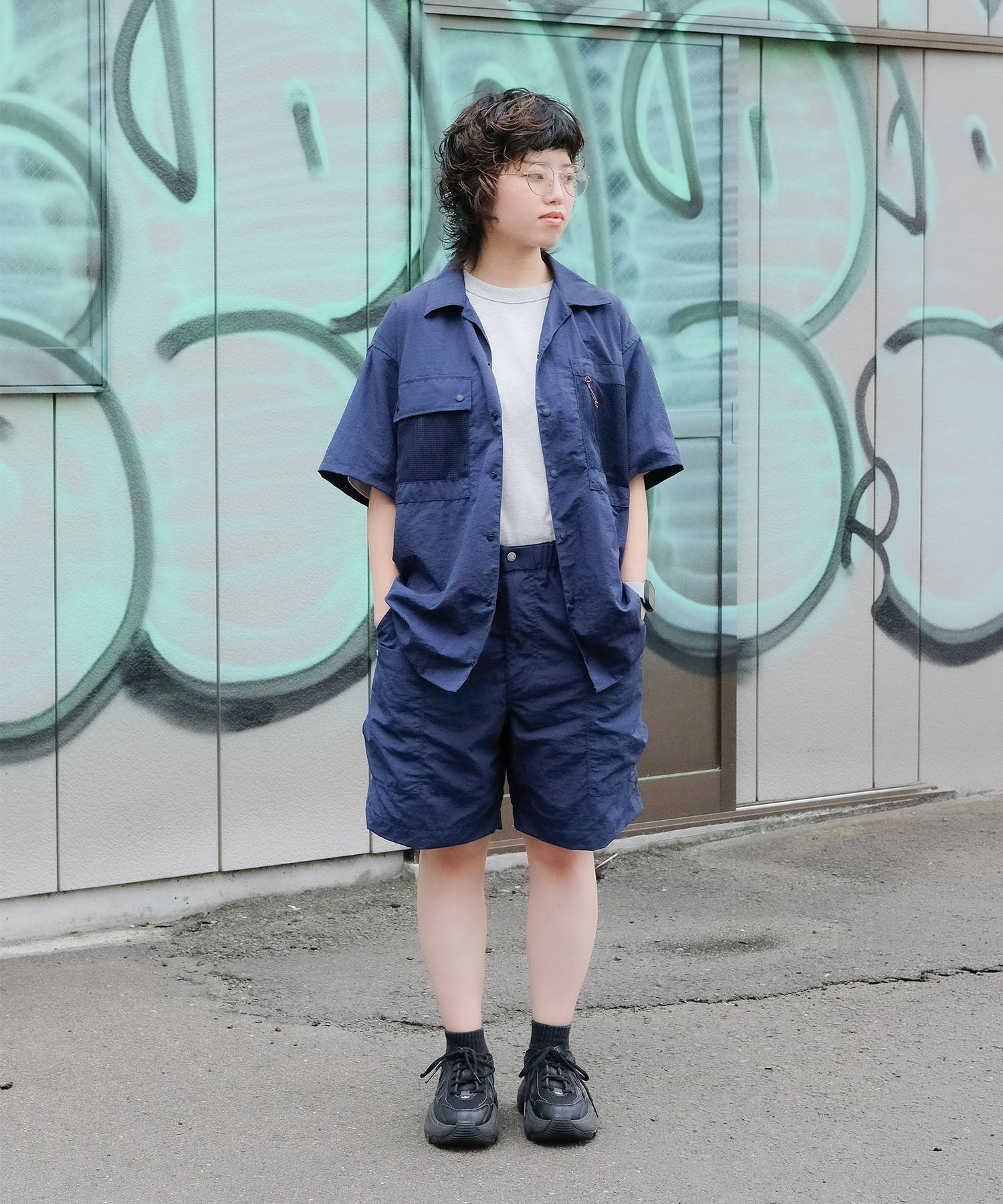 ナンガショップ限定】ナイロンタッサー オープンカラーシャツ – NANGA