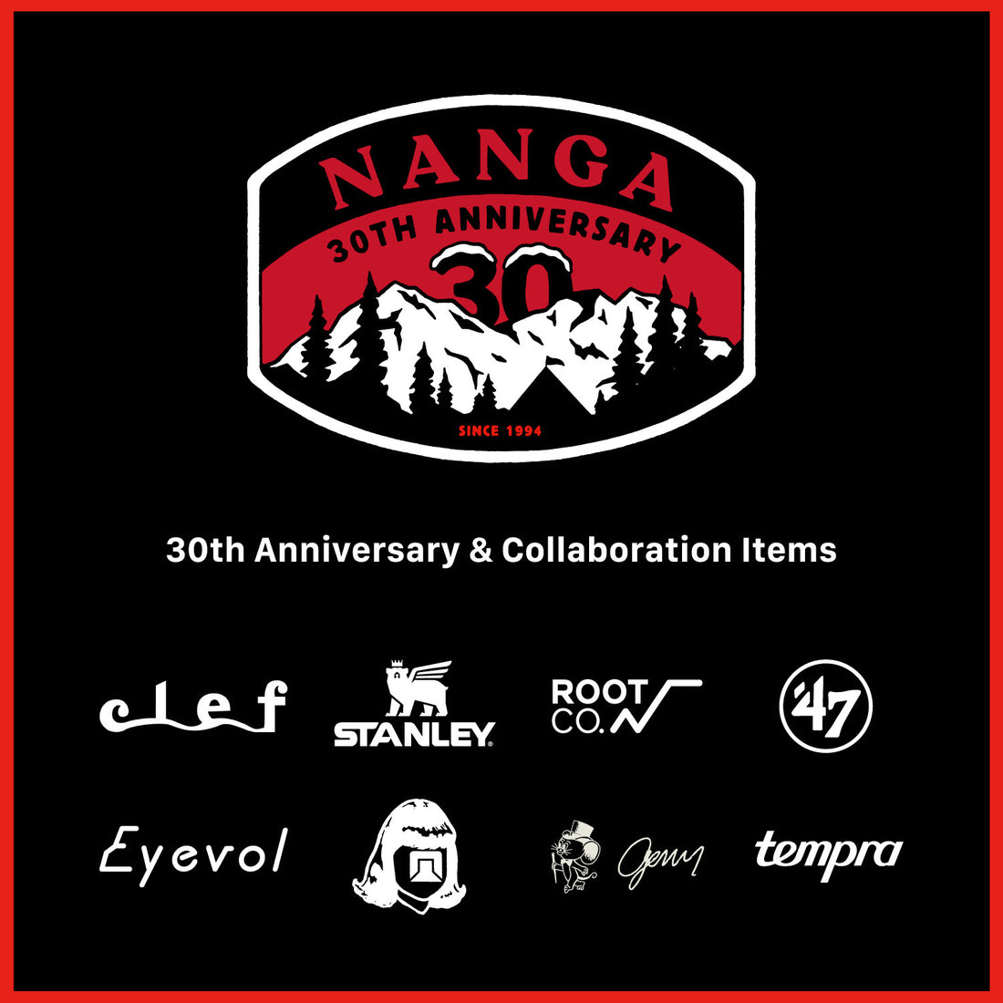 NANGA 30TH ANNIVERSARYアイテム紹介