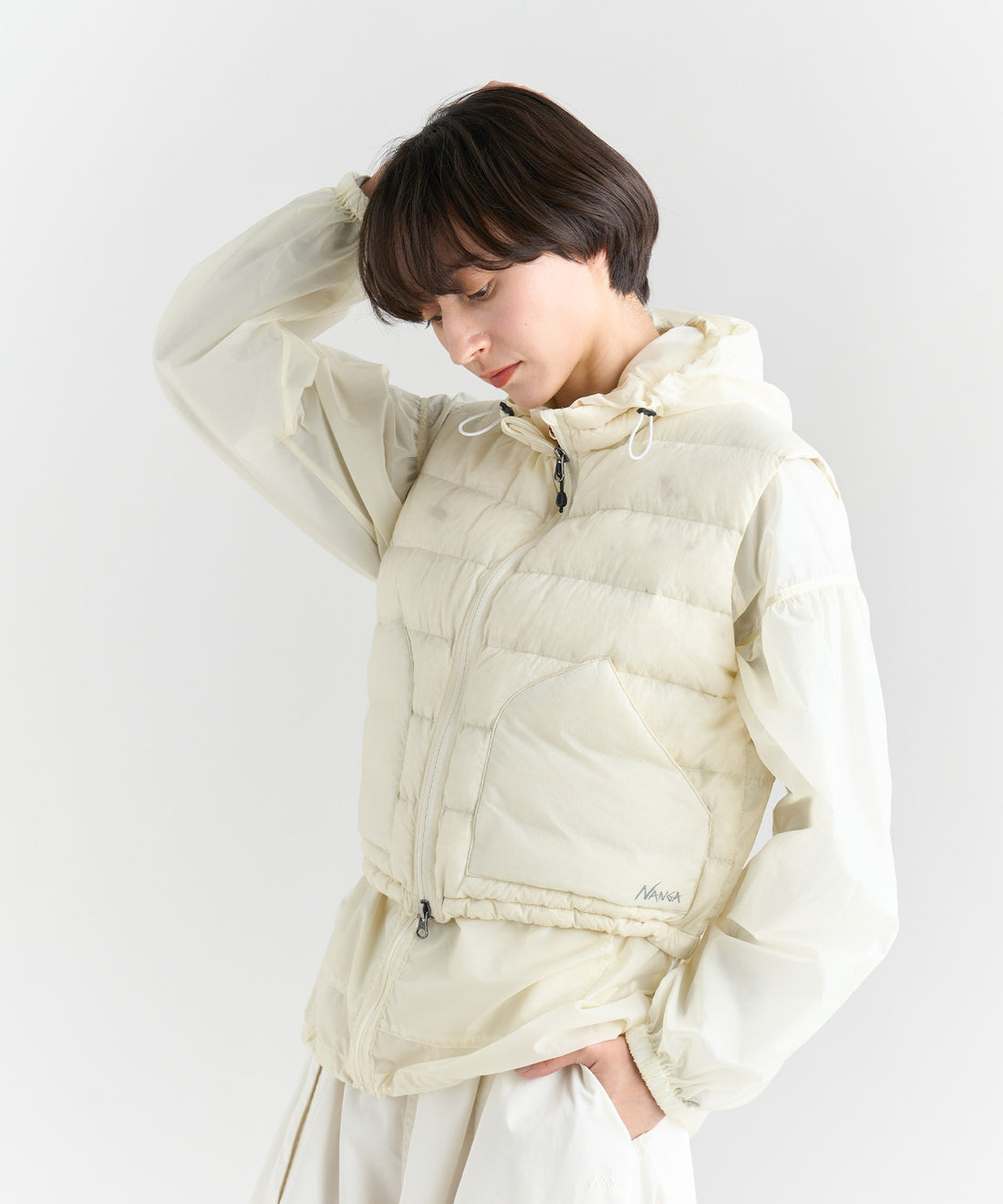 着用モデル：ウィメンズ 168cm ／ 着用サイズ：WM