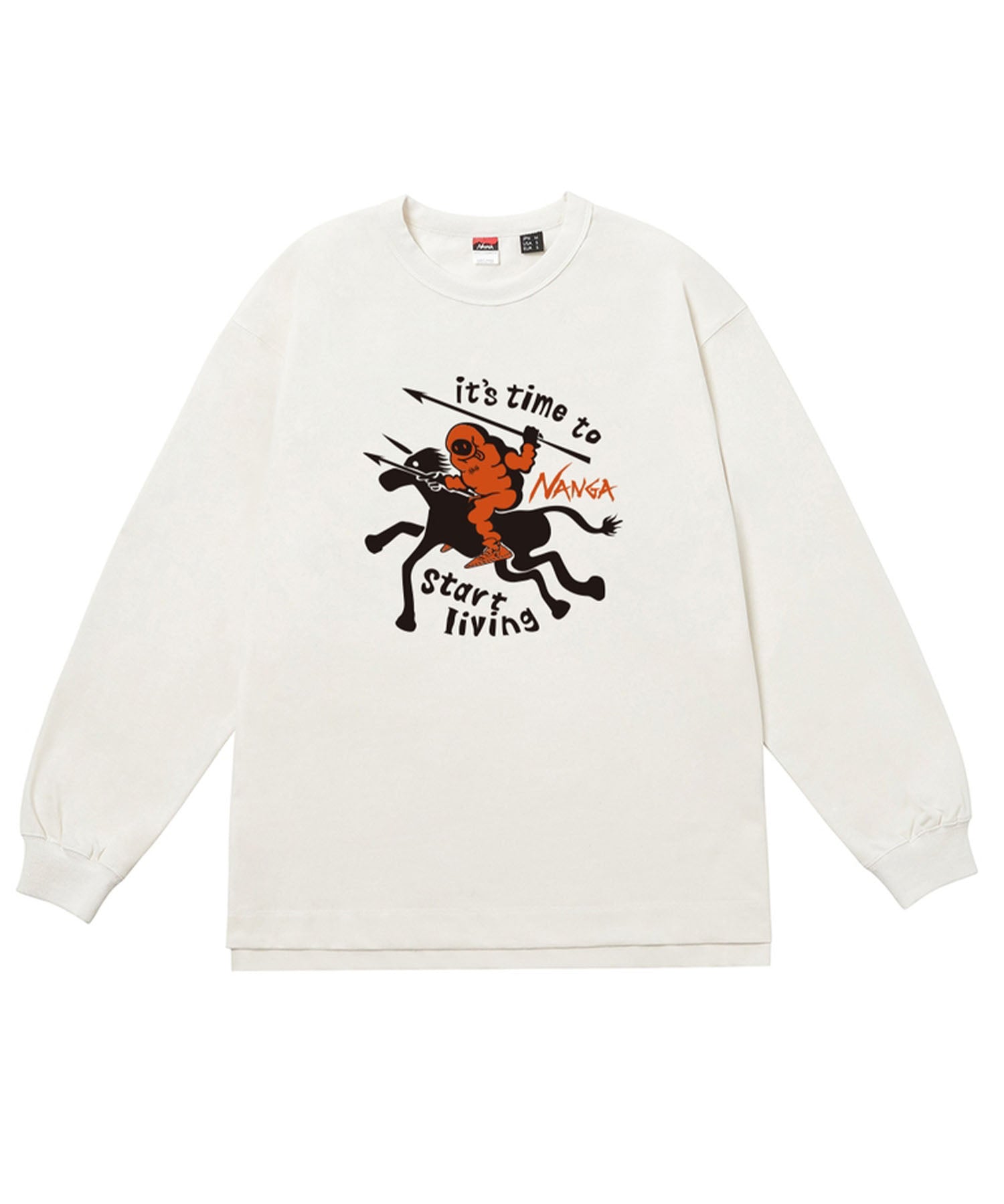 人物33 UNIT CHEST】unique unisex long sleeve T-shirt/ユニークユニ