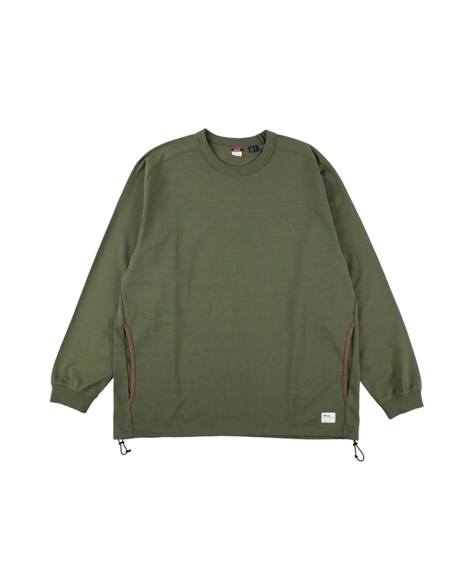 国内外の人気 エコハイブリッド オーバーサイズ ロングスリーブTシャツ トップス