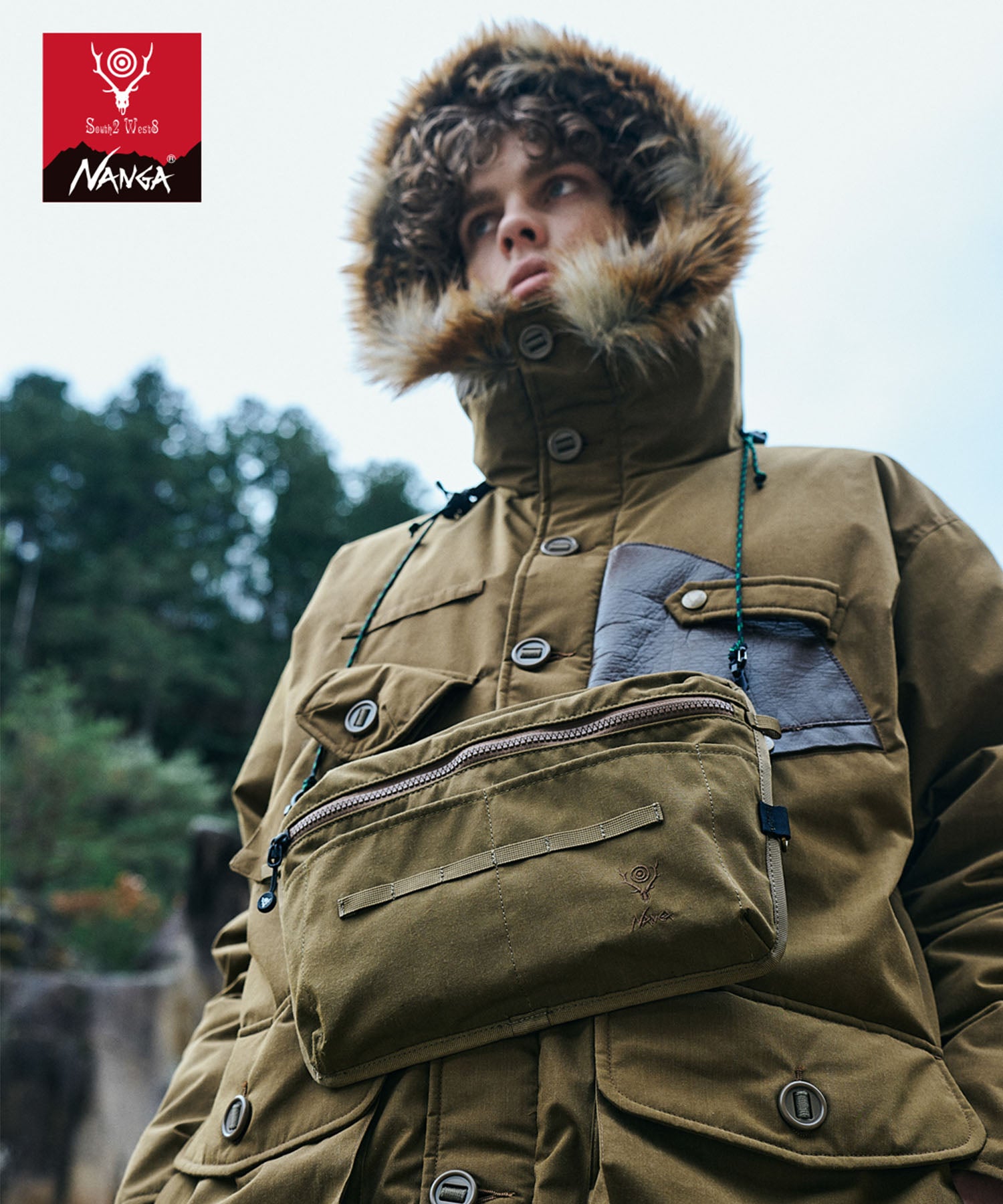 ナン South2 West8 x NANGA サコッシュ – NANGA ONLINE SHOP