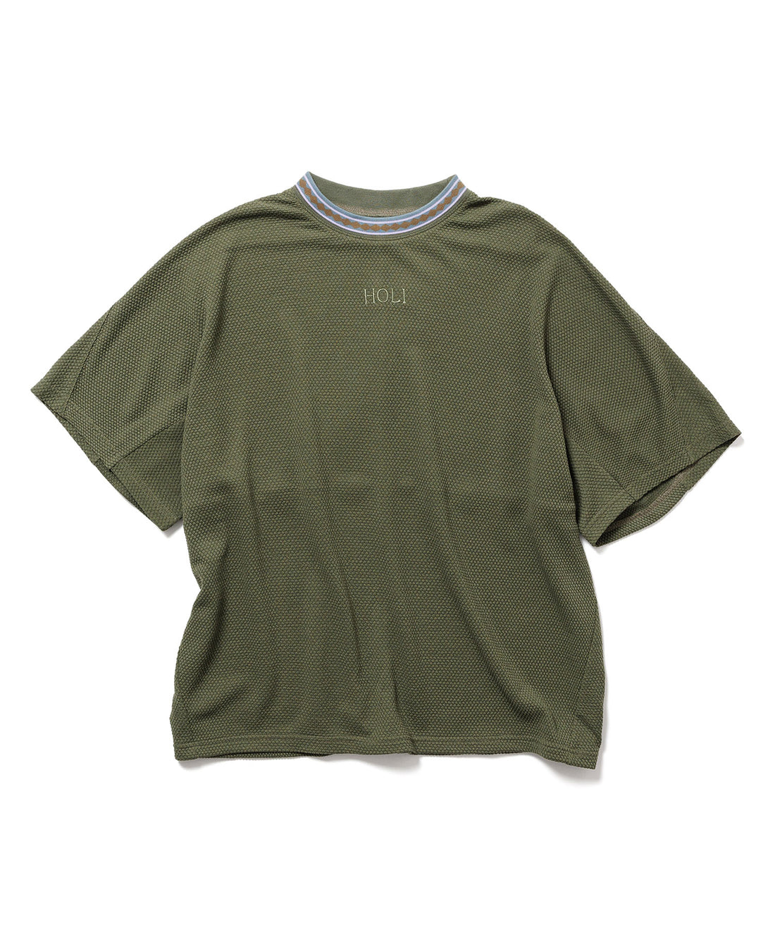 RINGER COLLAR PANEL TEE