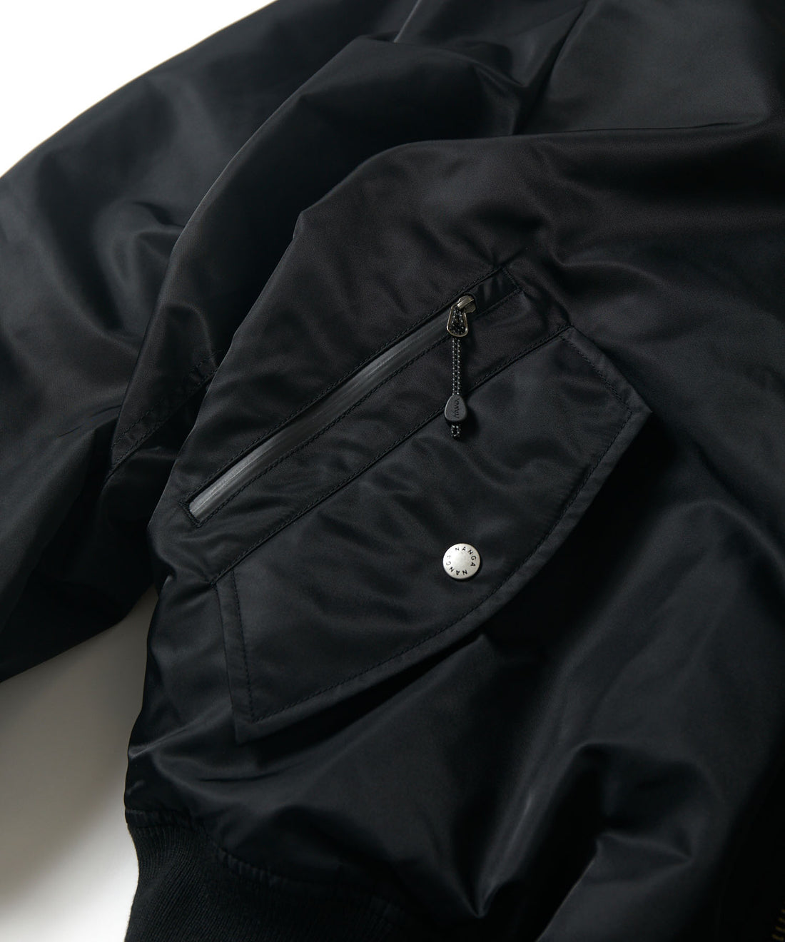 Alpha Industries × NANGA × FREAK'S STORE リバーシブル MA-1 ショートダウンジャケット