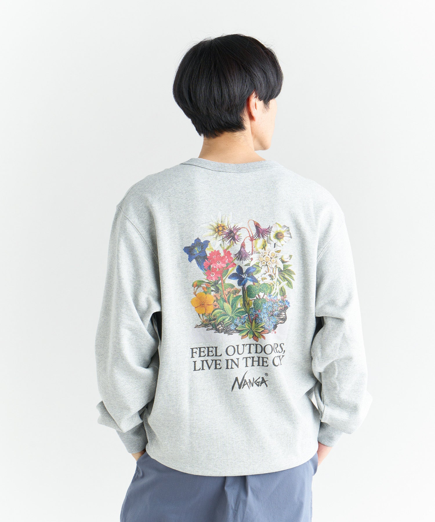 エコハイブリッド ヴィンテージフラワー スウェットシャツ – NANGA