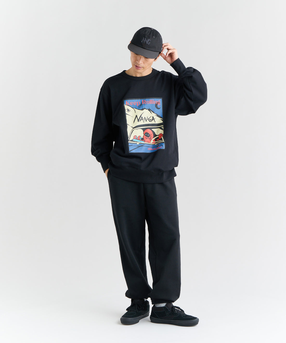 着用モデル：メンズ 180cm ／ 着用サイズ：L