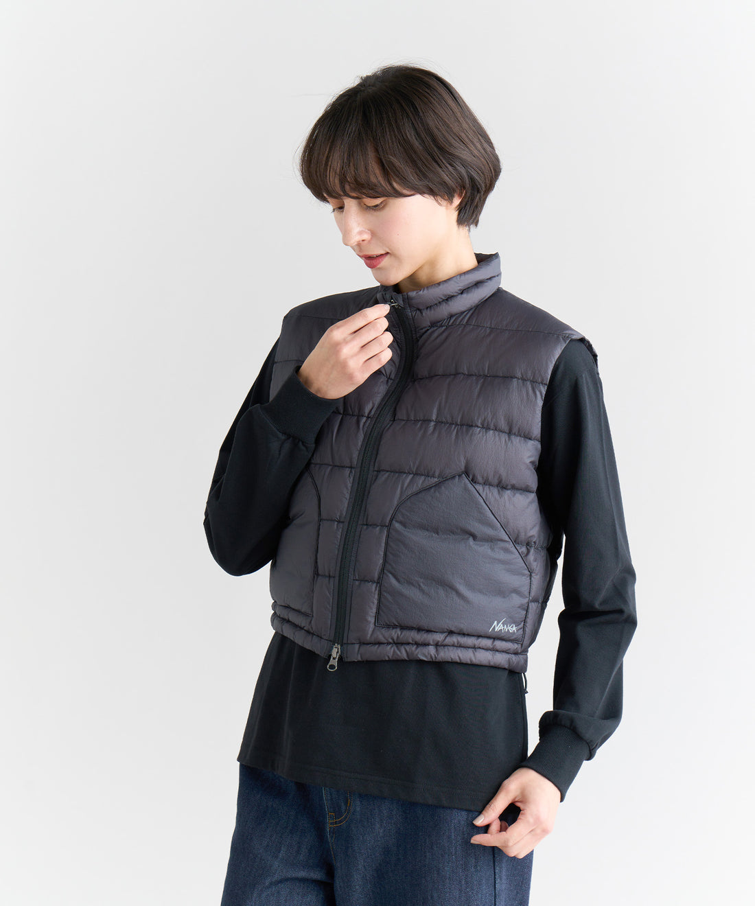 着用モデル：ウィメンズ 168cm ／ 着用サイズ：WM