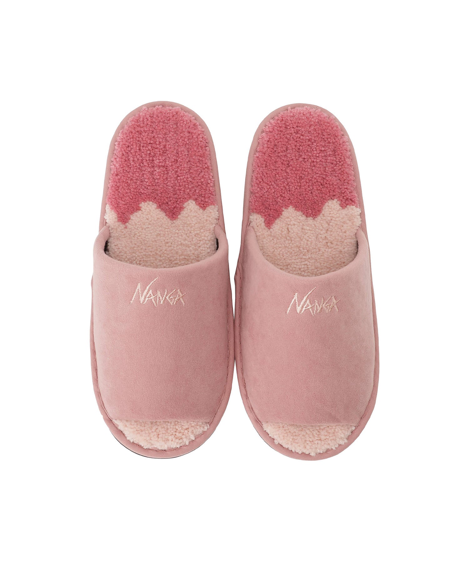 マクラメフリンジ付きスリッパ ナンガ リッジライン グラデーション ルーム シューズ – NANGA