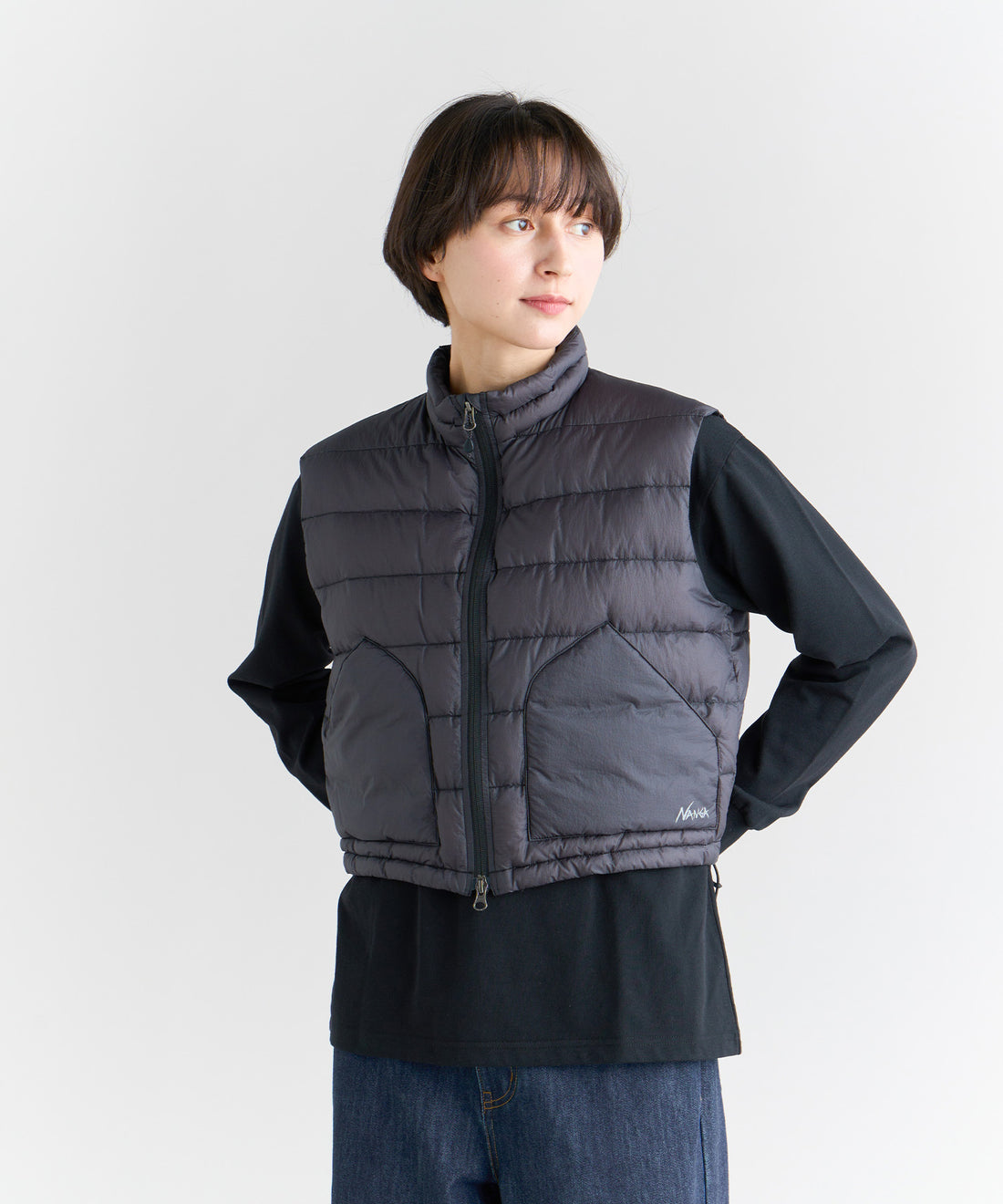 着用モデル：ウィメンズ 168cm ／ 着用サイズ：WM