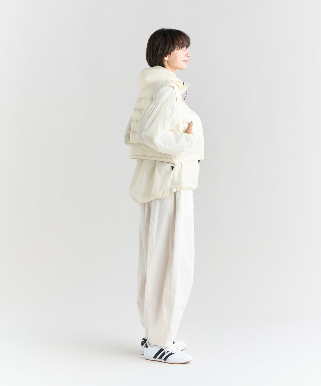 着用モデル：ウィメンズ 168cm ／ 着用サイズ：WM