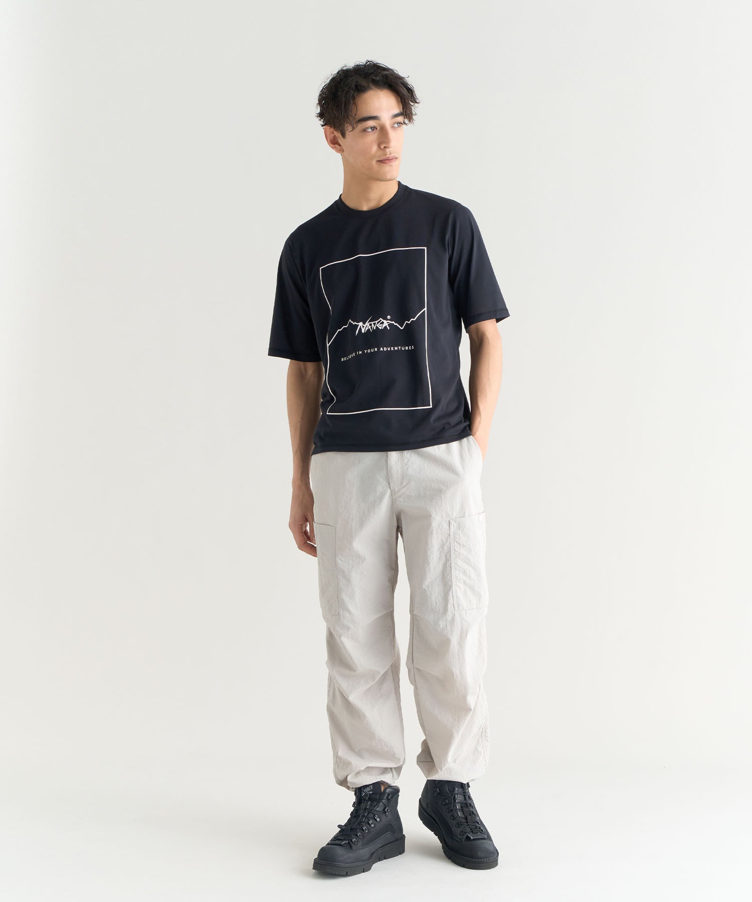 ドライミックス フレームロゴTシャツ – NANGA ONLINE SHOP