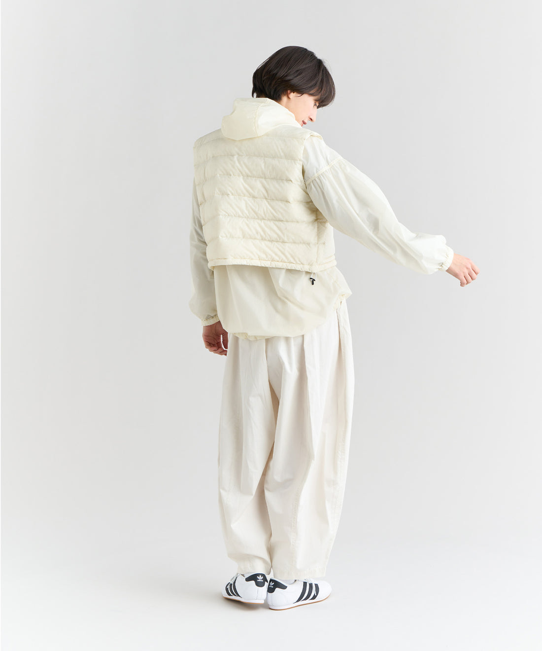 着用モデル：ウィメンズ 168cm ／ 着用サイズ：WM