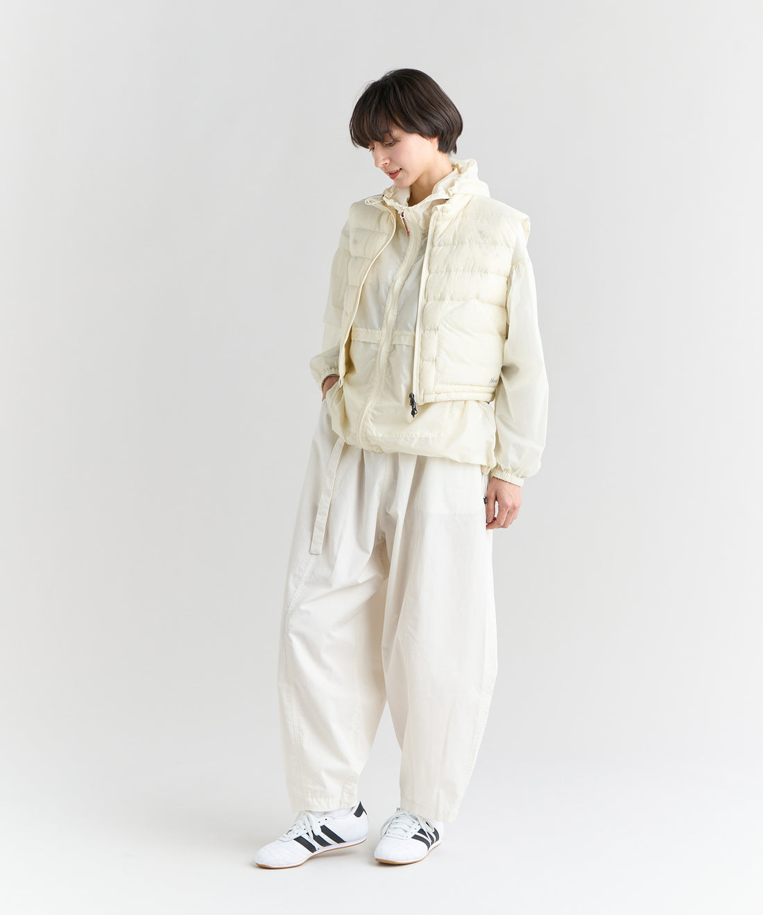 着用モデル：ウィメンズ 168cm ／ 着用サイズ：WM