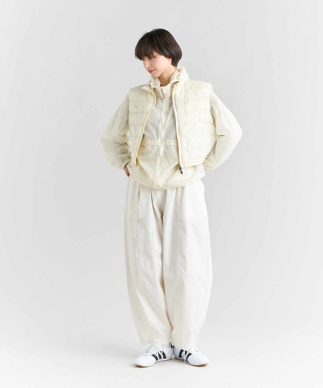 着用モデル：ウィメンズ 168cm ／ 着用サイズ：WM