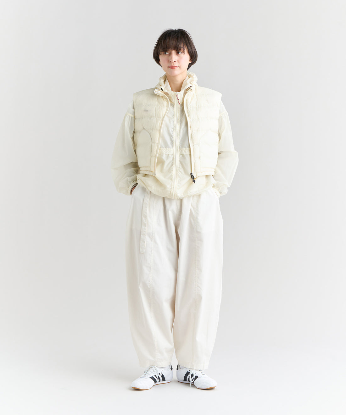 着用モデル：ウィメンズ 168cm ／ 着用サイズ：WM