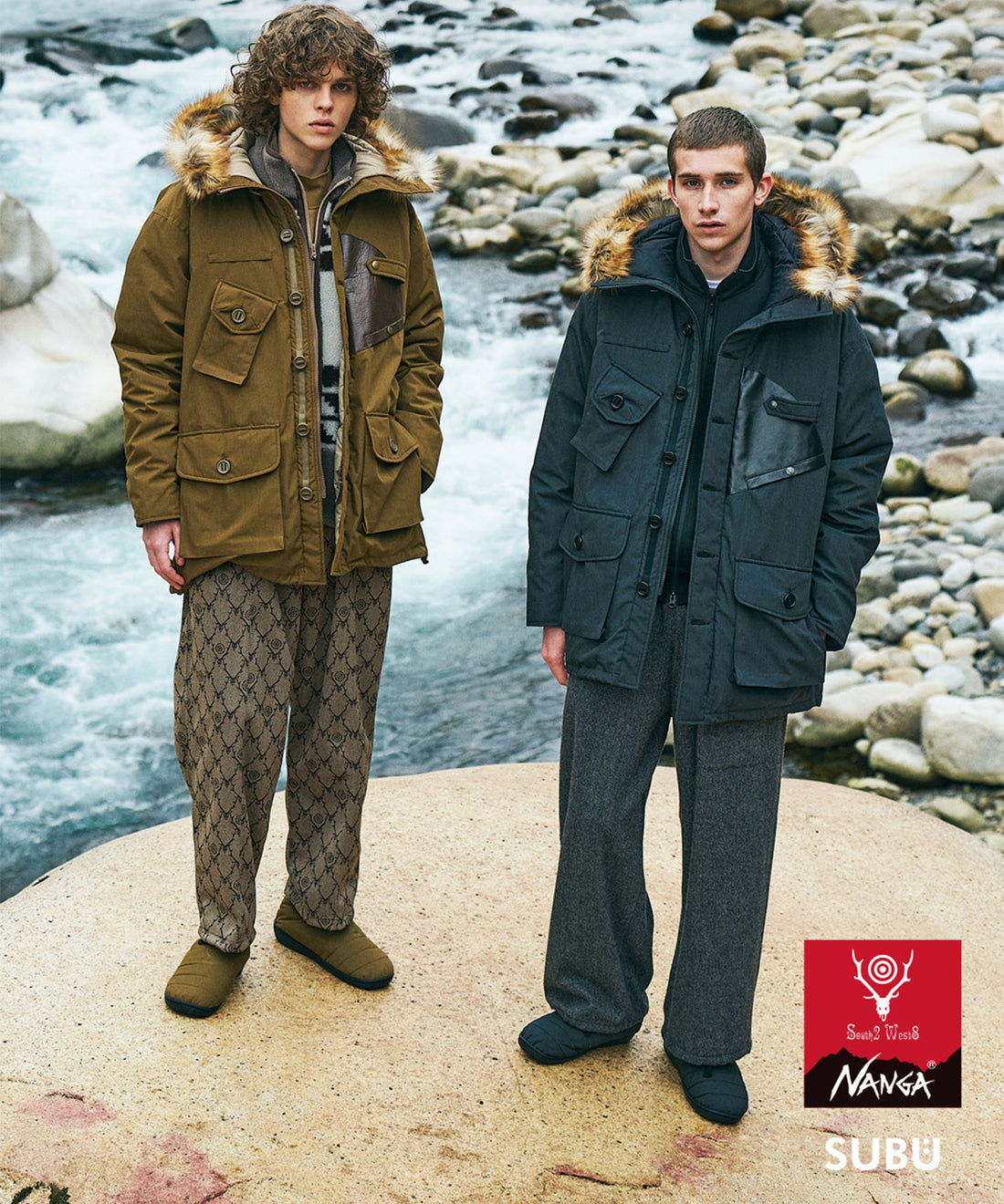 South2 West8 x NANGA Tenkara ダウンジャケット