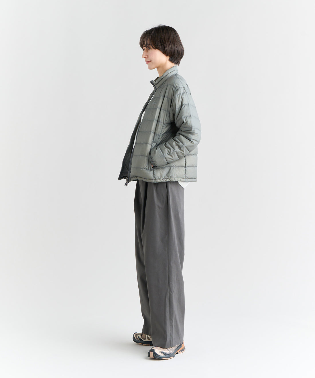 着用モデル：ウィメンズ 168cm ／ 着用サイズ：WM