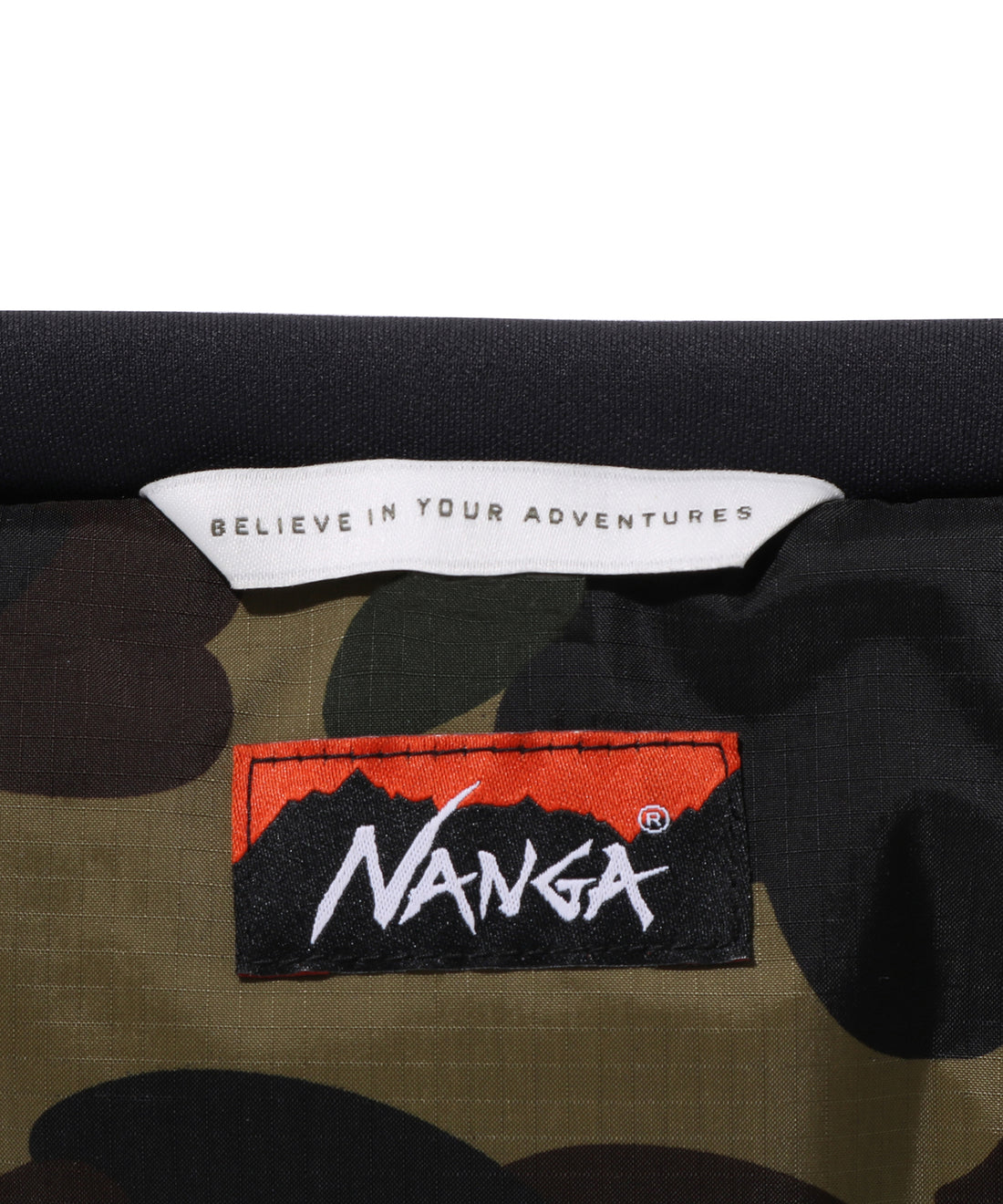 NANGA×BAPE 1ST CAMO AURORA TEX DOWN JACKET M