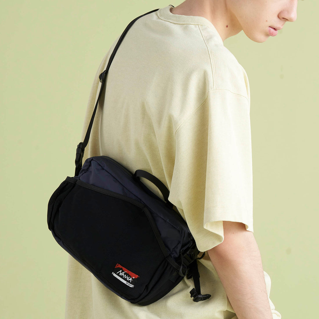 【直営店限定】NANGA×TEMPRA AURORA TEX SHOULDER BAG (BLK)