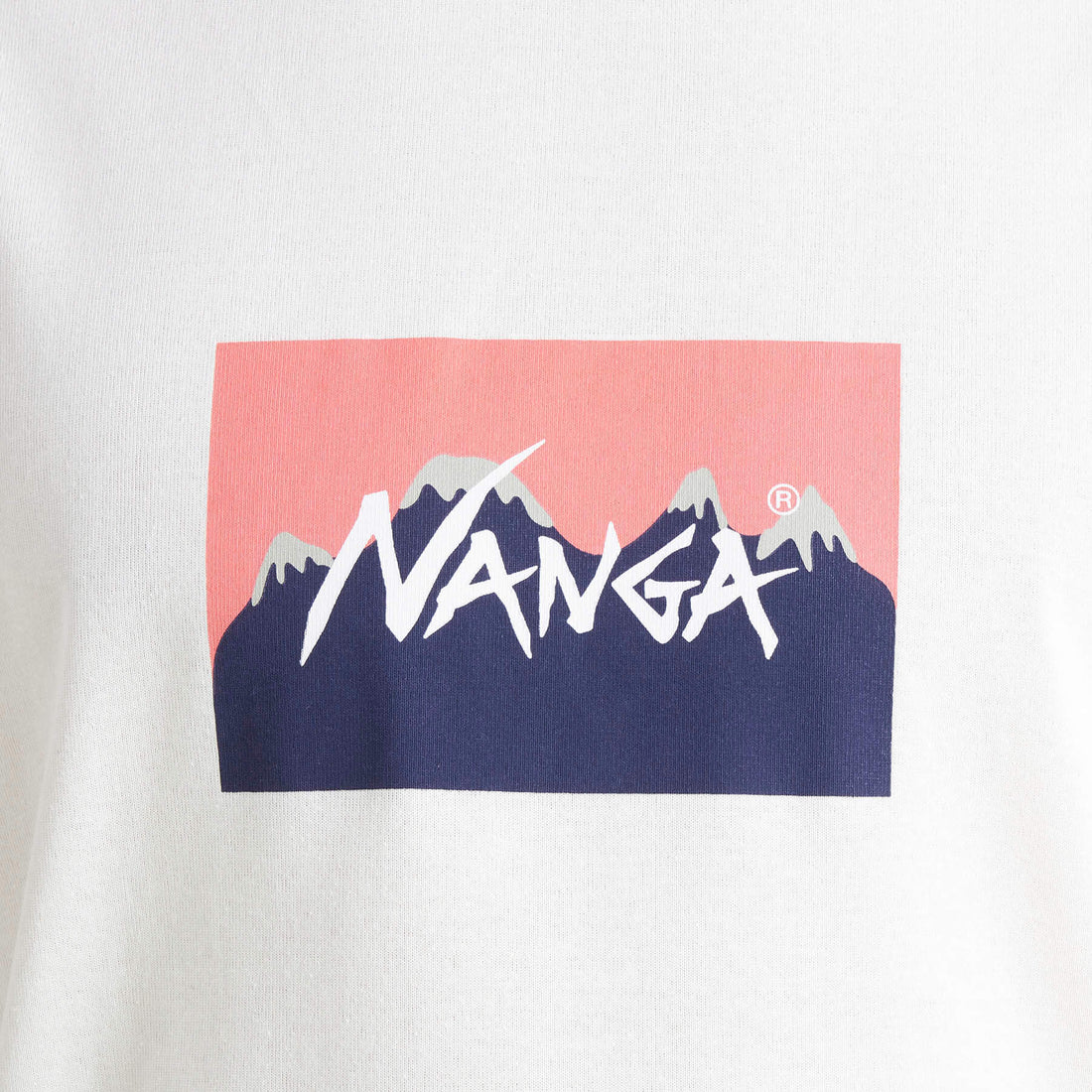 NANGA×Jerry Ukai ECO HYBRID NANGA LOGO TEE