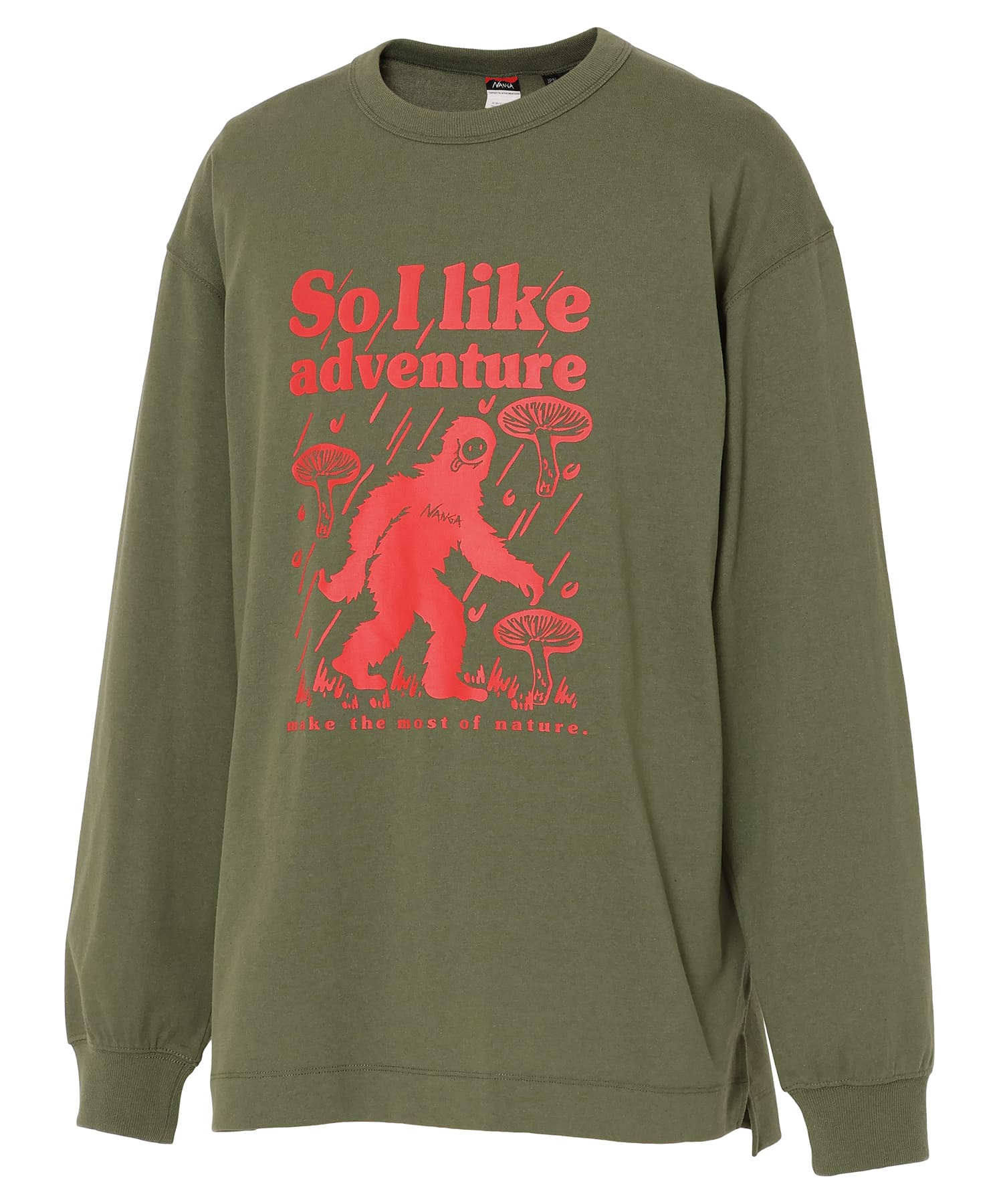 エコハイブリッド ロングスリーブ Tシャツ / UMA – NANGA ONLINE