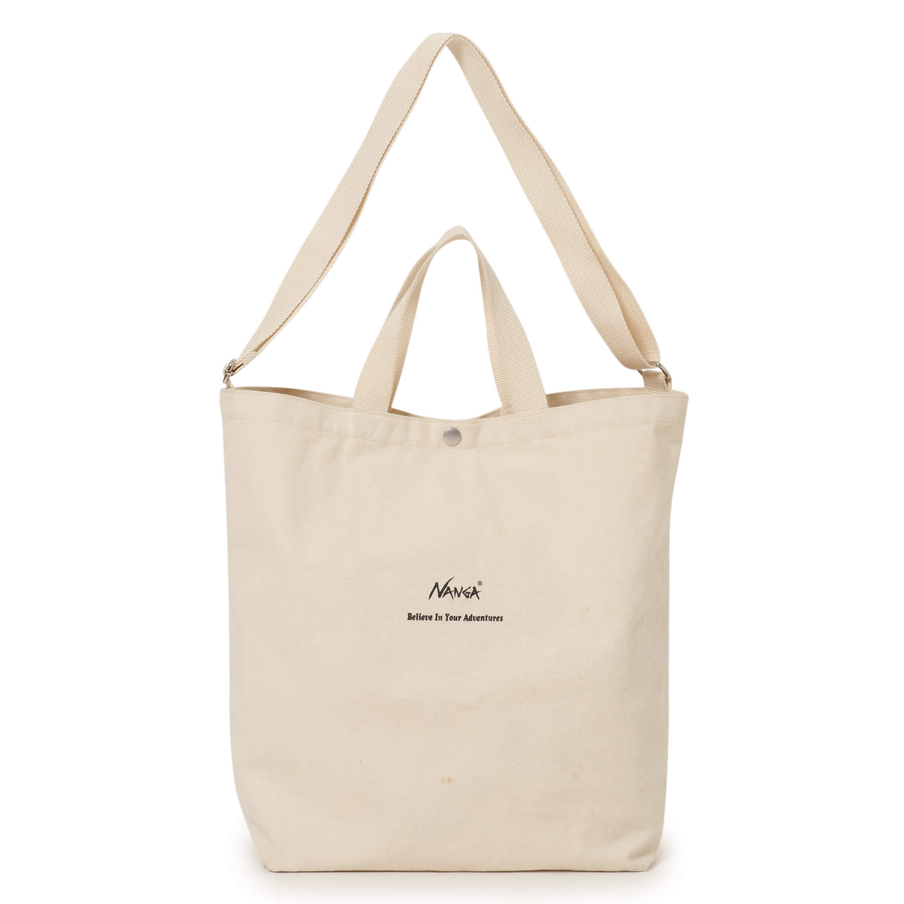 NANGA LOGO CANVAS TOTE 2 WAY BAG/ナンガ ロゴキャンバストート 2WAY