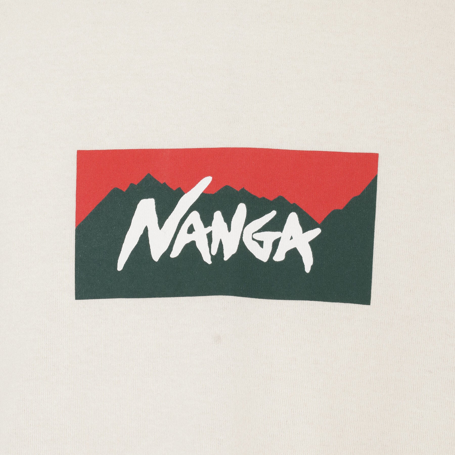 NANGA×TAKEUCHI SHUNTARO BOX LOGO LOOSE FIT TEE / ナンガ×タケウチ